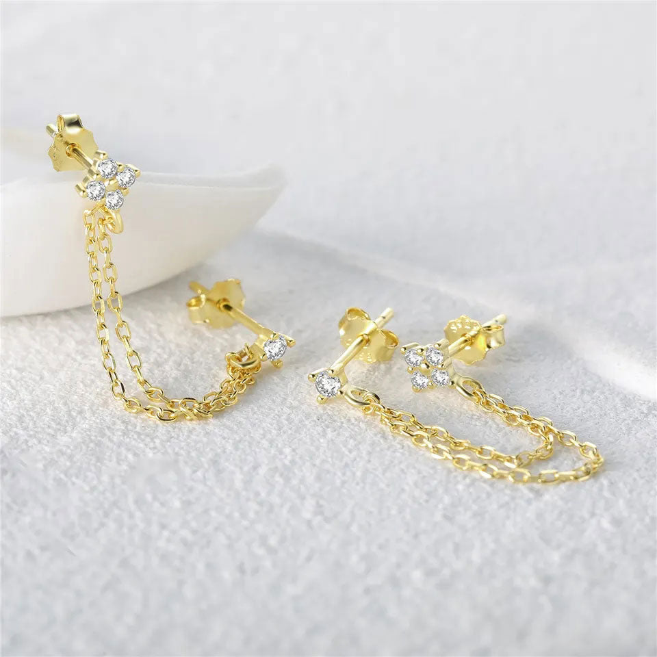 Velora Chain Studs