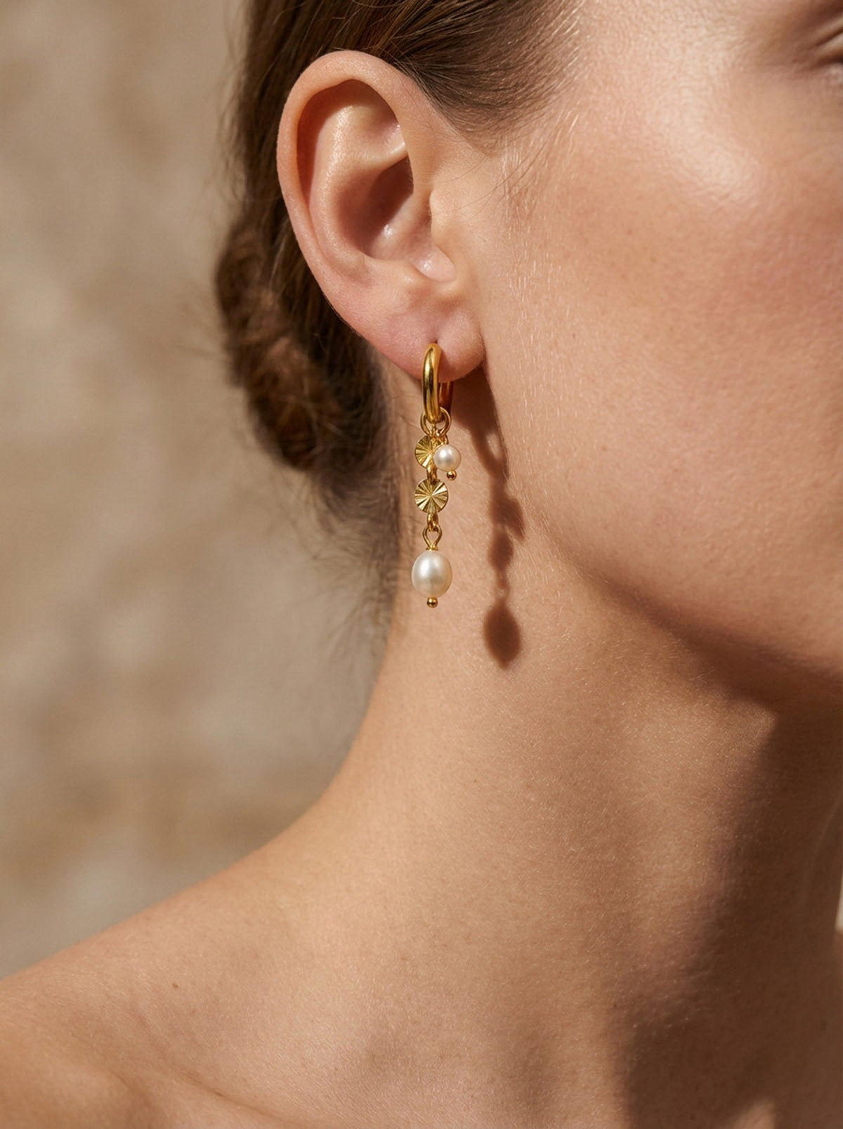 Sunray Pearl Earring