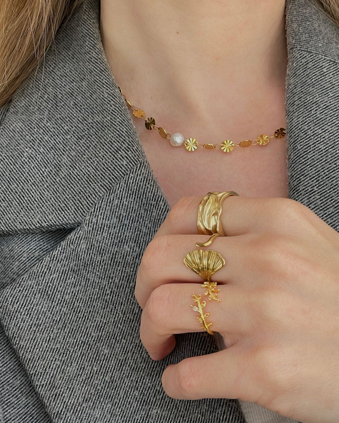 Sunray Pearl Necklace