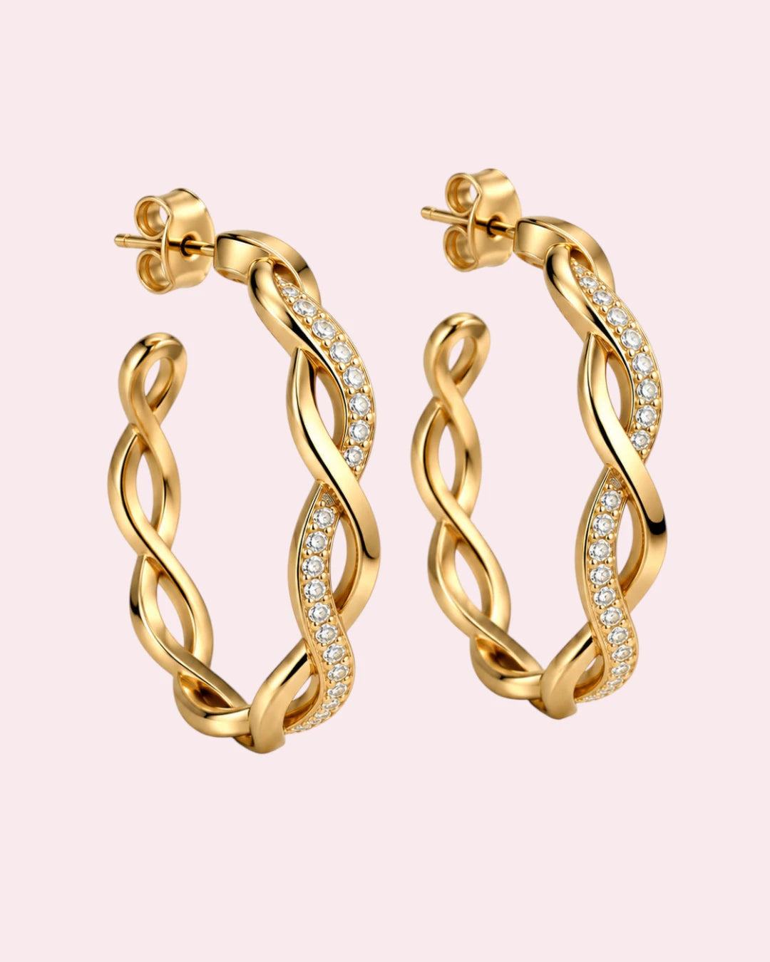 Aurea Wave Hoops