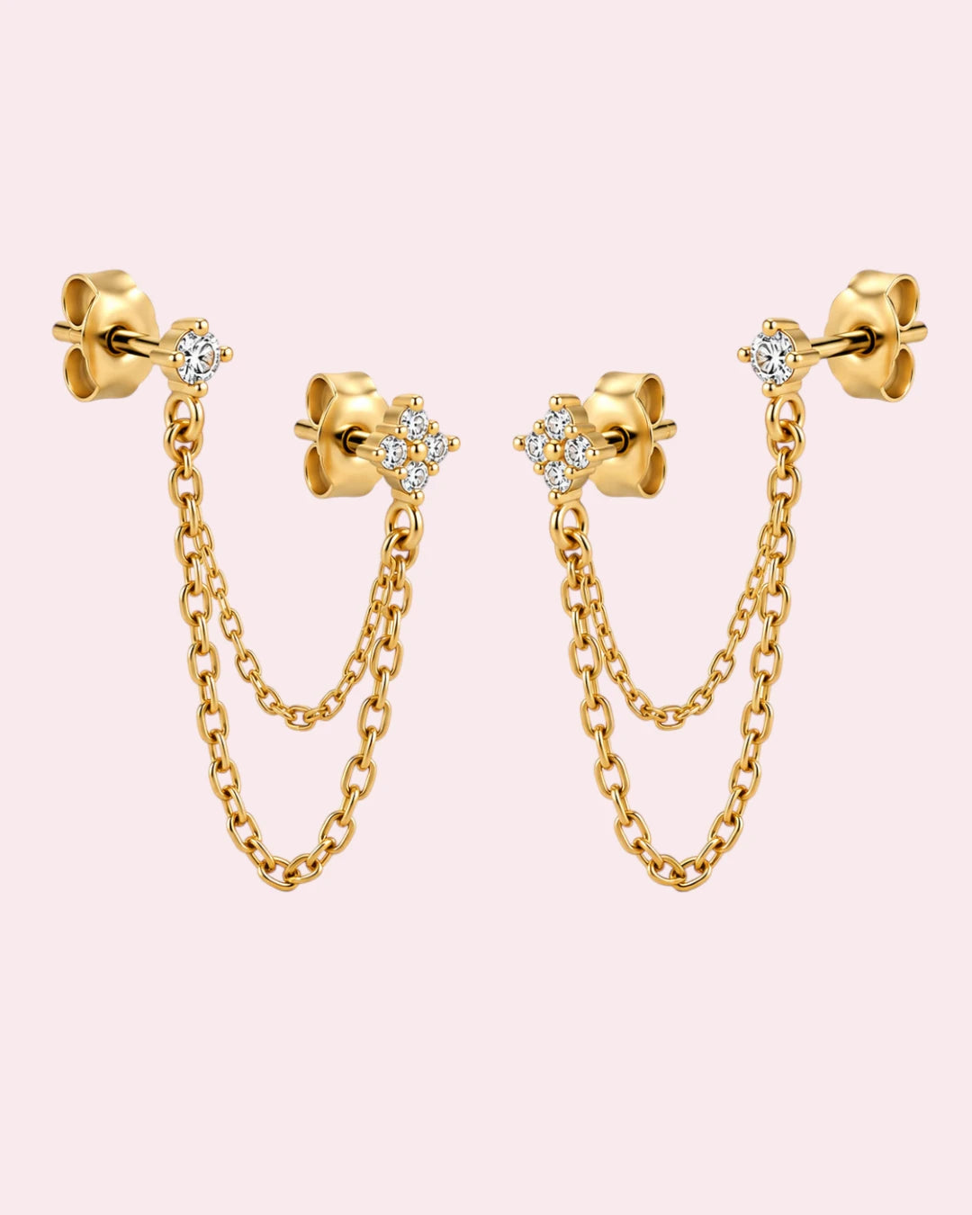 Velora Chain Studs